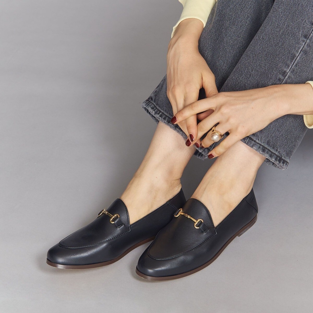 ローファー/革靴CAMINANDO 2way Leather Loafer ブラウン