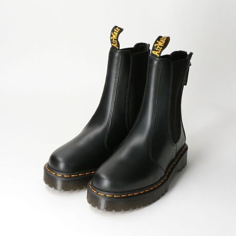 Dr.Martens＞BEX Wジップ チェルシー レザー ブーツ | ビューティー 
