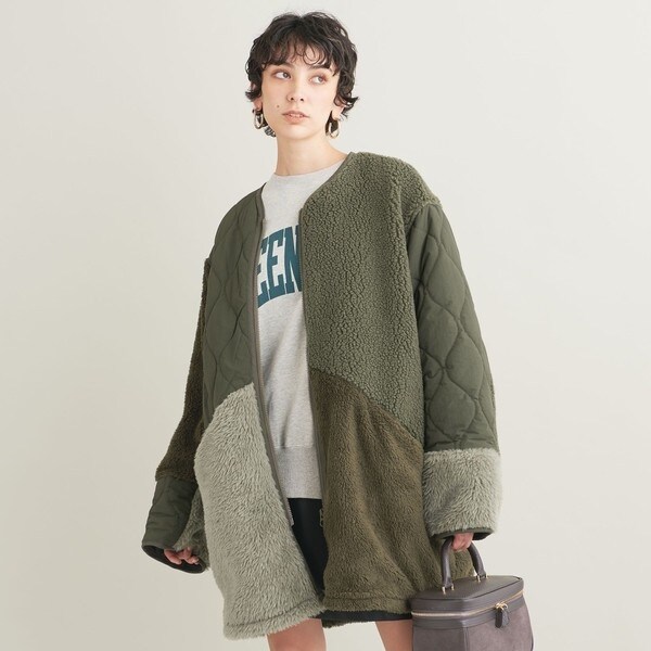 別注】＜TOWNCRAFT＞パッチワークキルティングジャケット