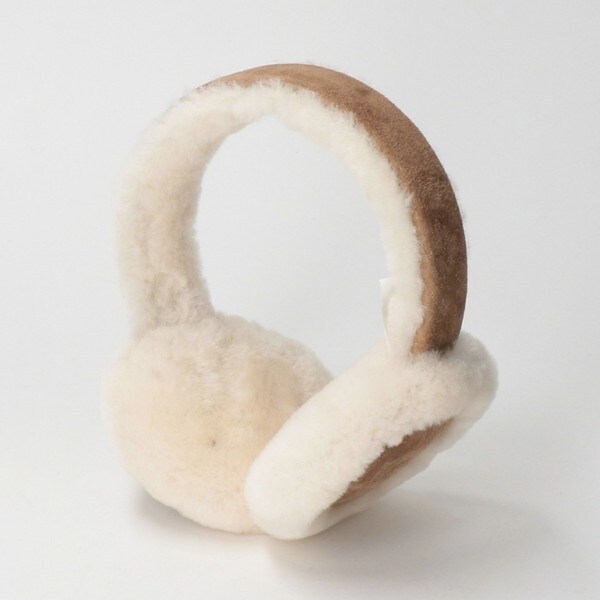 WEB限定】＜UGG＞シープスキン エンブロイダリー イヤーマフ