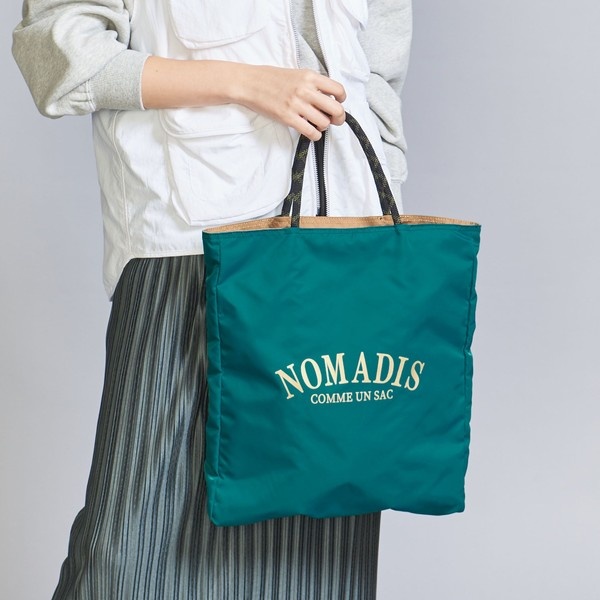 別注】＜NOMADIS＞SAC ロゴ リバーシブル トートバッグ -2WAY