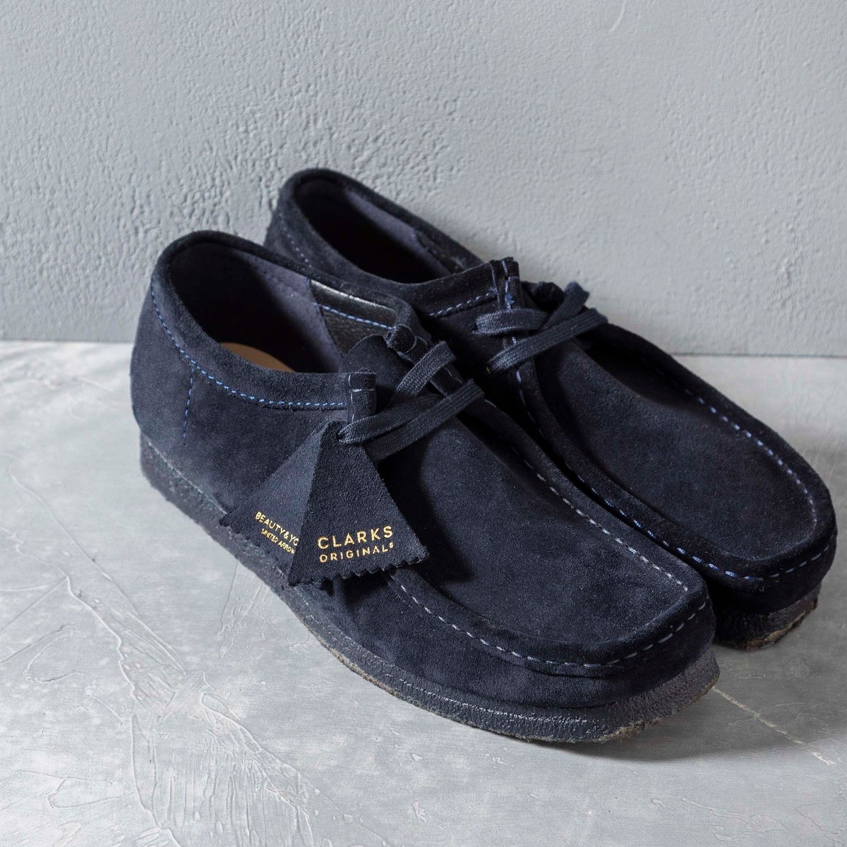 人気が高 新品 clarks wallabee hairy arrows&sons 別注 格安豊富な