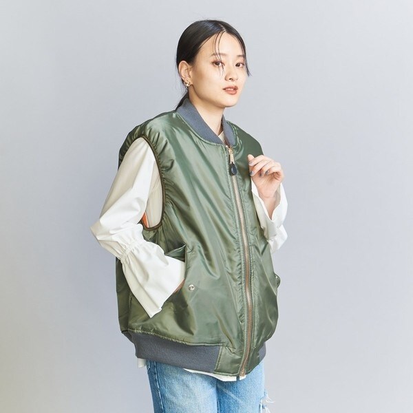 THRIFTY LOOK＞MA1 ベスト -2WAY- | ビューティー＆ユース