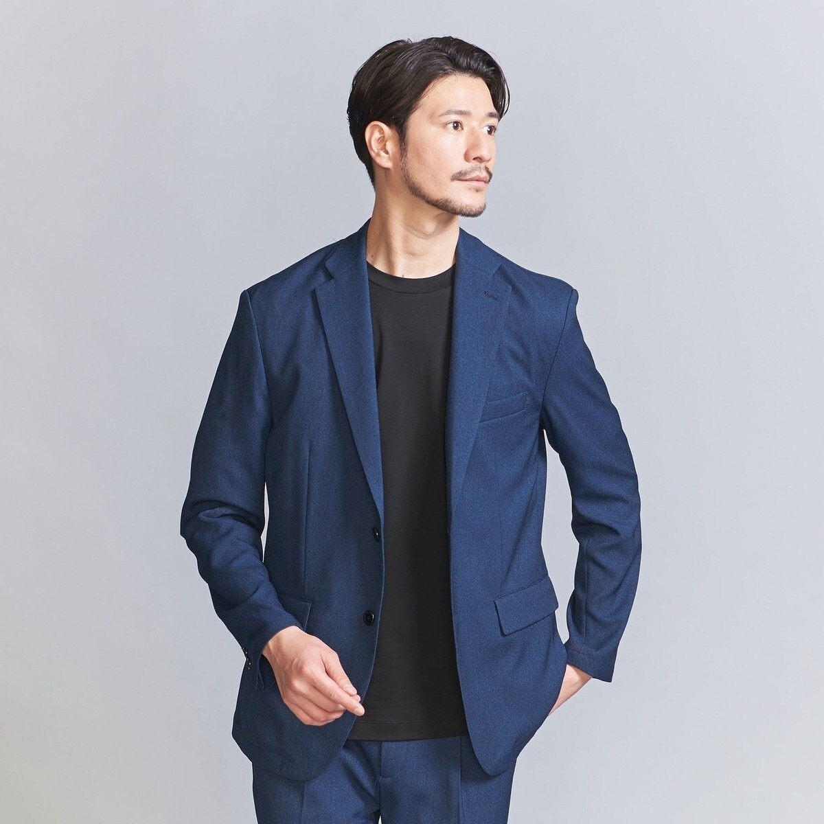 WEB限定 WARDROBE SMART】LANATEC セットアップ/背抜きジャケット