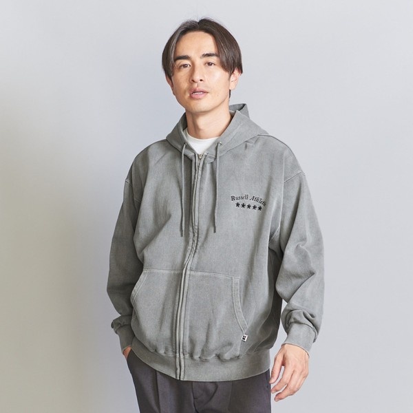 別注】＜RUSSELL ATHLETIC＞ DYE5STAR ZIP PARKA/パーカー