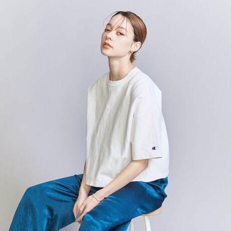 別注】＜Champion＞リバースウィーブ ショートスリーブTシャツ 