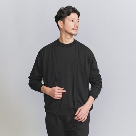 WEB限定 WARDROBE SMART】KOUKIN ハイゲージ ニット ボタンレス 