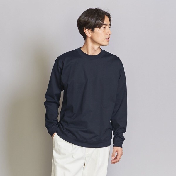 スプリング ハイゲージ コットン　クルーネック　カットソー スプリング ハイゲージ コットン クルーネック カットソー