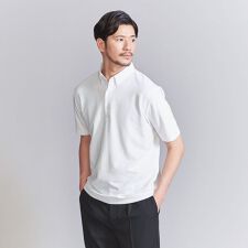 WEB限定 WARDROBE SMART】ステイ クリーン ピケ BD ポロシャツ 