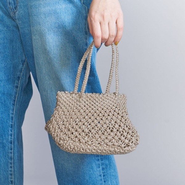 ユナイテッドアローズ ラタン スクエア ミニバッグ ¥19,800