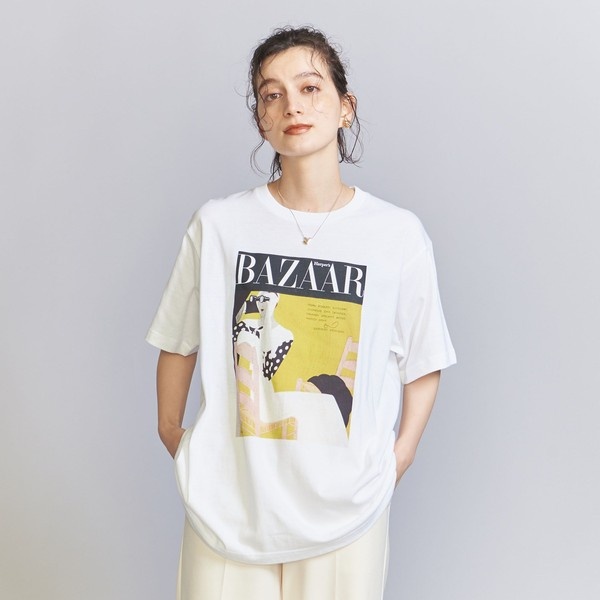 別注】＜Harper's BAZAAR＞グラフィックプリント Tシャツ