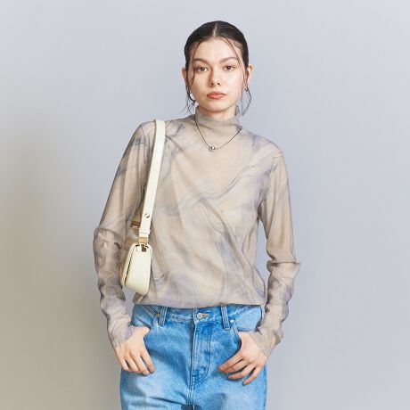 ビューティー&ユース H シアーフライス ハーフスリーブカットソー H beauty&youth エイチビューティーアンドユース リブカットソー H＞シアーフライス  ハーフスリーブカットソー（Tシャツ/カットソー）｜H BEAUTY&YOUTH UNITED ARROWS（ エイチビューティーアンドユース ... H beauty&youth エイチビューティーアンドユース　リブカットソー