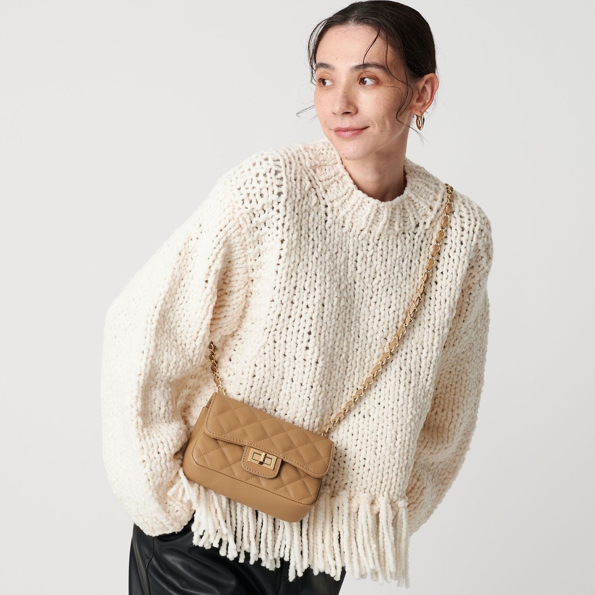 別注】＜RECAMIER＞Kinchack スエードライク/ショルダーバッグ