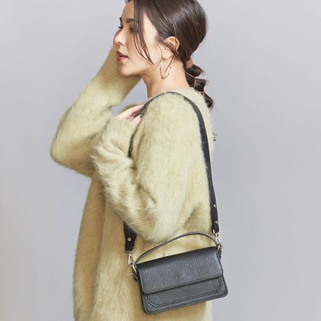 ELYSIR＞レザー フラップ ショルダーバッグ -2WAY- | ビューティー 