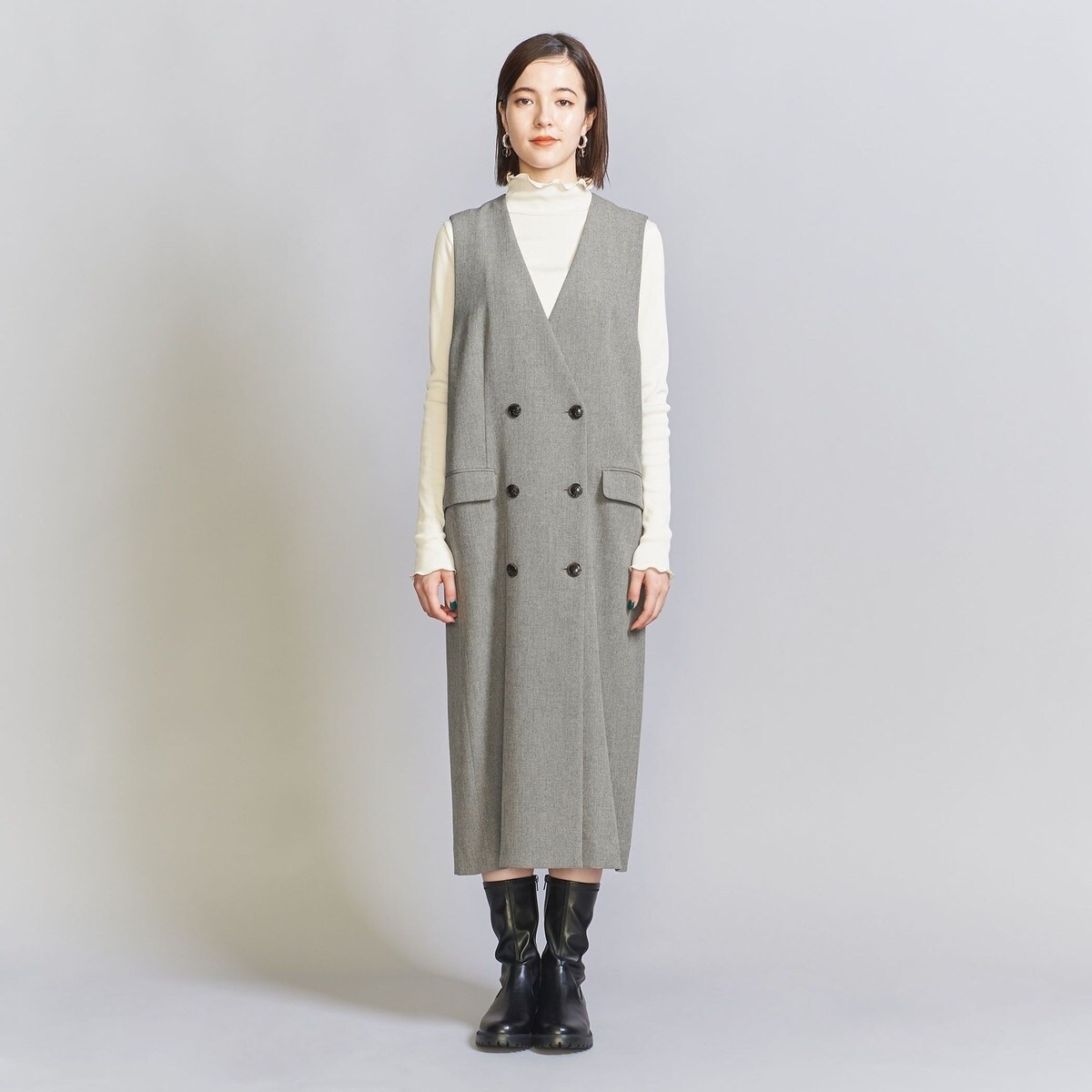 ツイル ジャンパースカート＆ジレ -2WAY- | ビューティー＆ユース