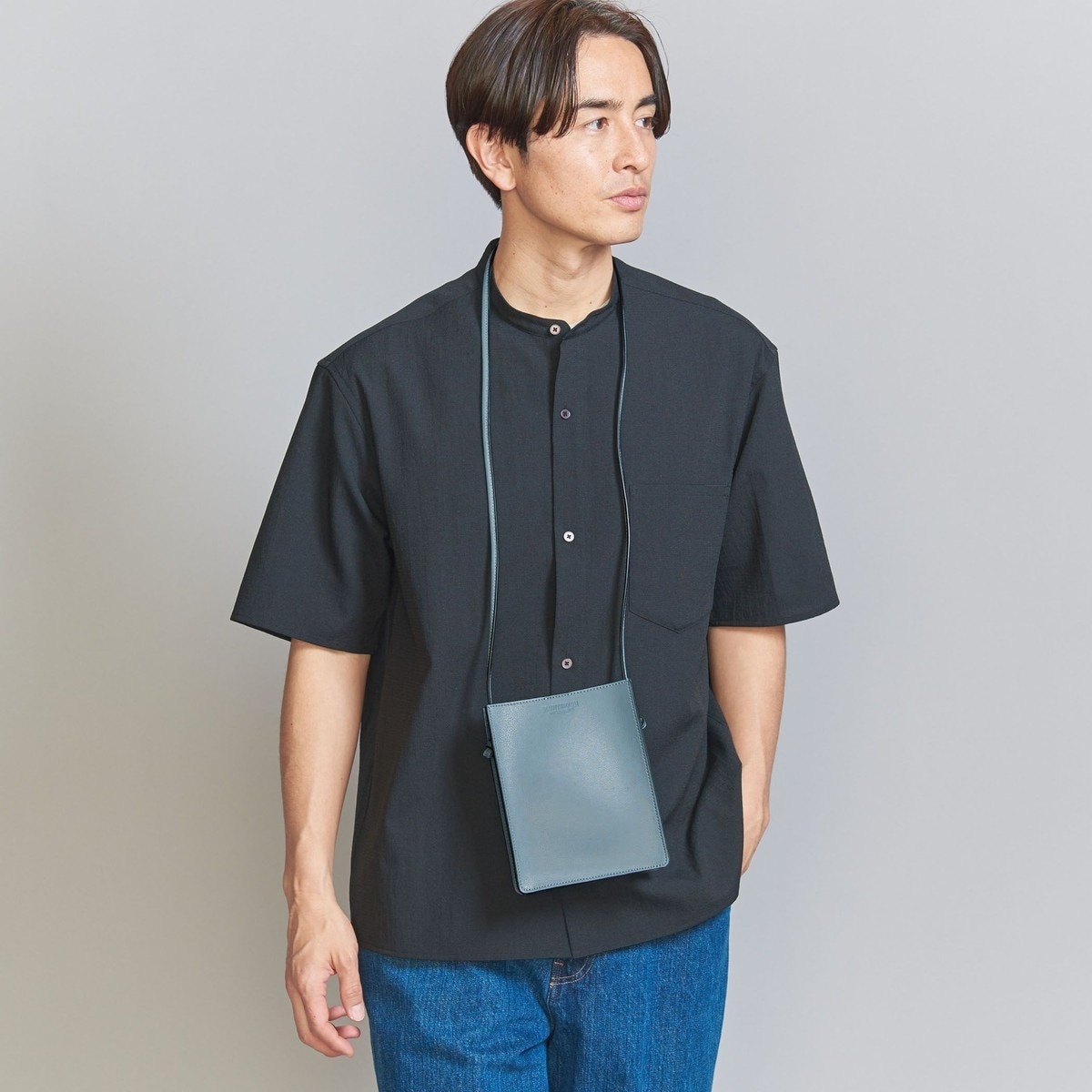 BEAUTY&YOUTH ウーブン トート ショルダー バッグ ウーブン トート ショルダー バッグ（ショルダーバッグ