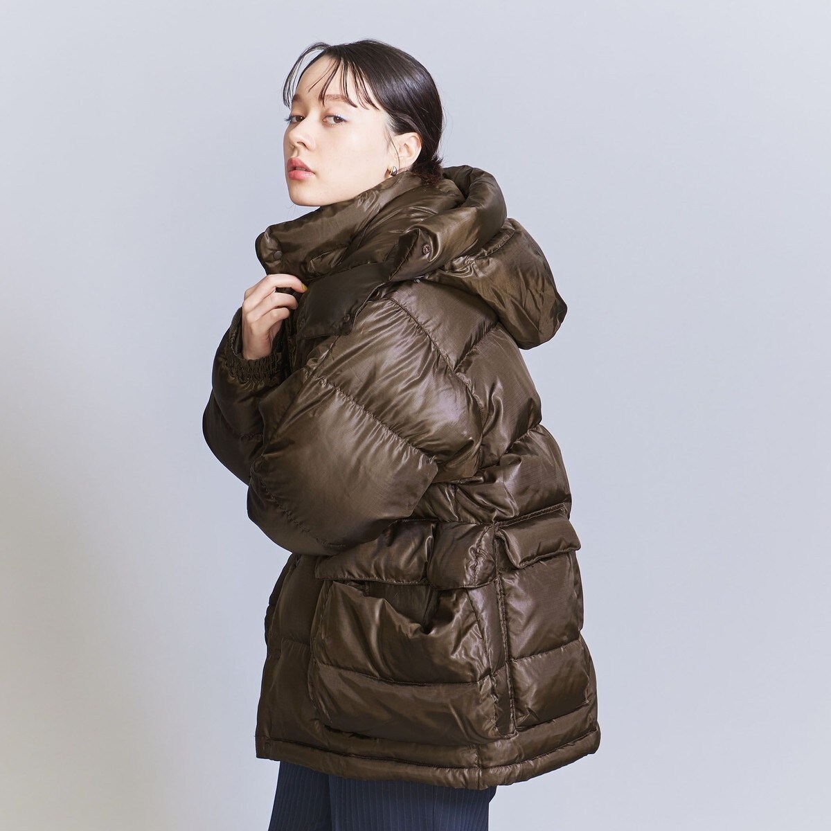 ＜DAIWA PIER39＞バックパッカー ダウンパーカ　ブラウン DAIWA PIER39（ダイワピア39）の「＜DAIWA PIER39＞バック