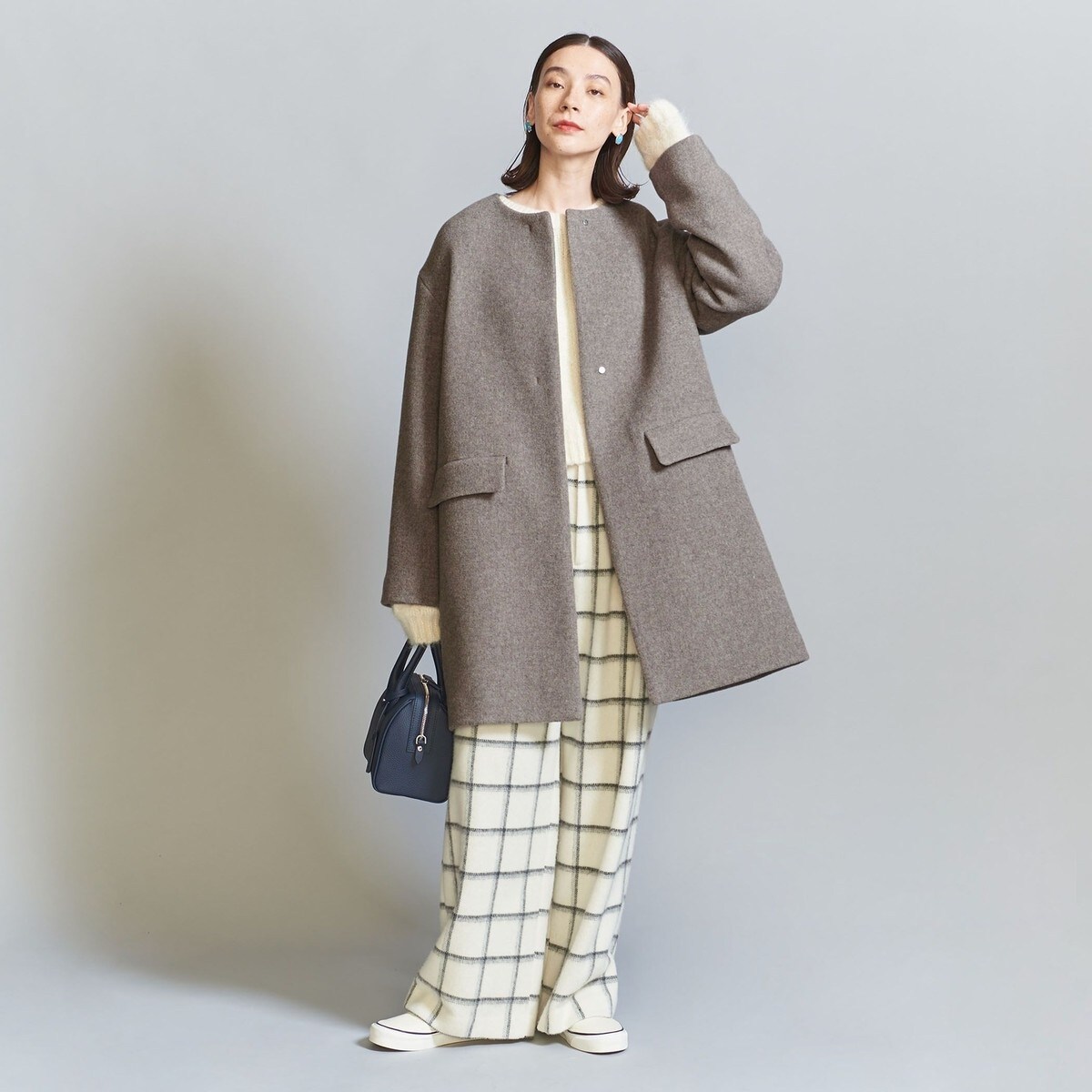 MANTECO ミドル ノーカラーコート | ビューティー＆ユース