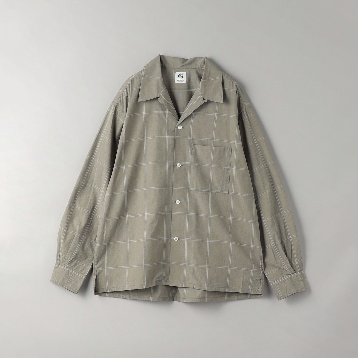 Steven Alan 60 ヘイズ チェック レギュラーカラー シャツ