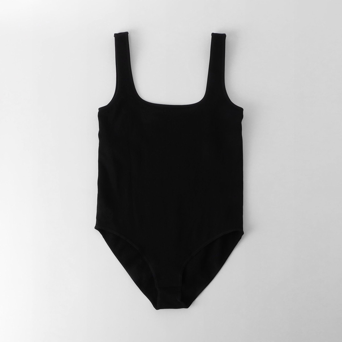 ARE YOU AM Iリブ素材 スクエアネック ボディスーツ BOODY＞リブ スクエアネック ボディスーツ | ビューティー