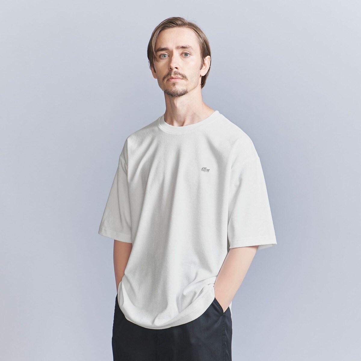 LACOSTE for BEAUTY&YOUTH＞ 1トーン パイル Tシャツ | ビューティー＆ユース  ユナイテッドアローズ(BEAUTY&YOUTH) | マルイウェブチャネル