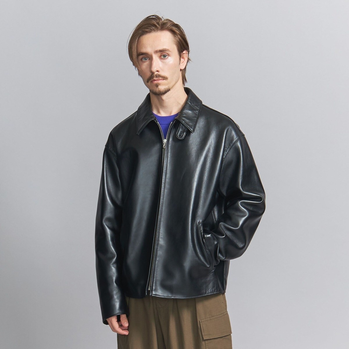NZ シープ レザー ブルゾン | ビューティー＆ユース