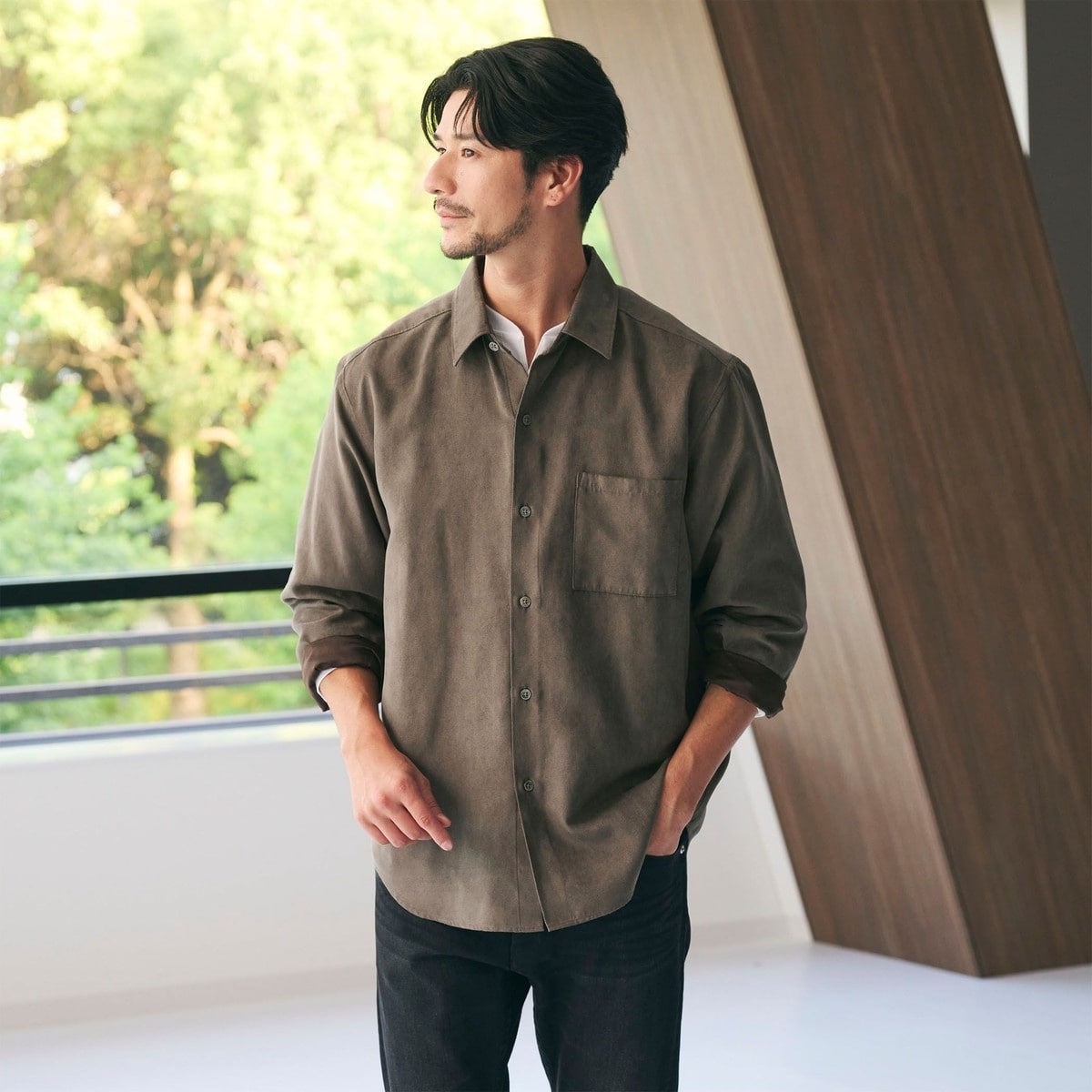 ビューティー＆ユース ユナイテッドアローズ（BEAUTY&YOUTH）/【WEB限定 WARDROBE SMART】 Reflax オープンカラー シャツ WEB限定 WARDROBE SMART】 Reflax オープンカラー シャツ