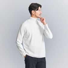 ビューティー＆ユース ユナイテッドアローズ(BEAUTY&YOUTH)の【WEB限定 WARDROBE SMART】 クリア ガスコットン タートルネック カットソー【抗菌