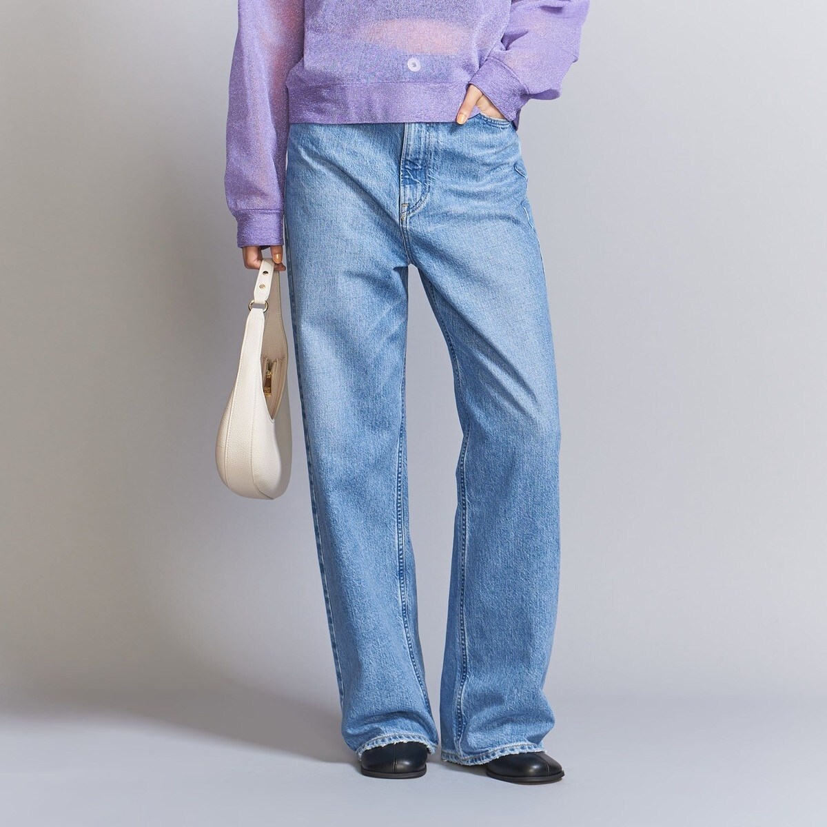 <upper hights>THE NIECE MD RISE デニムパンツ BEAUTY&YOUTH UNITED ARROWS ＜upper hights＞THE NIECE MD RISE