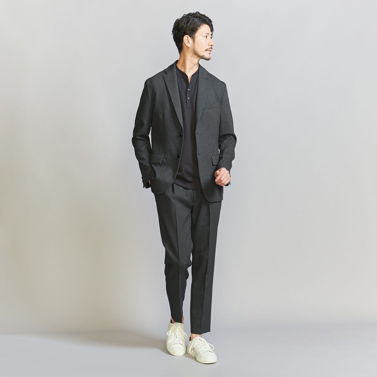 WEB限定 WARDROBE SMART】LANATEC OX セットアップ/総裏ジャケット