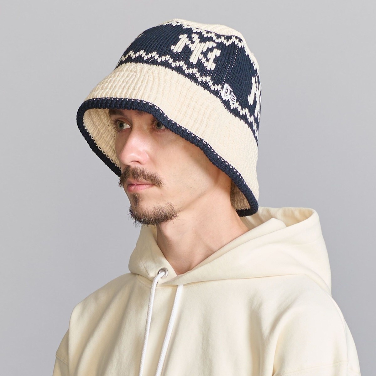NEW ERA by GORO NAKATSUGAWA＞ ニット バケット ハット