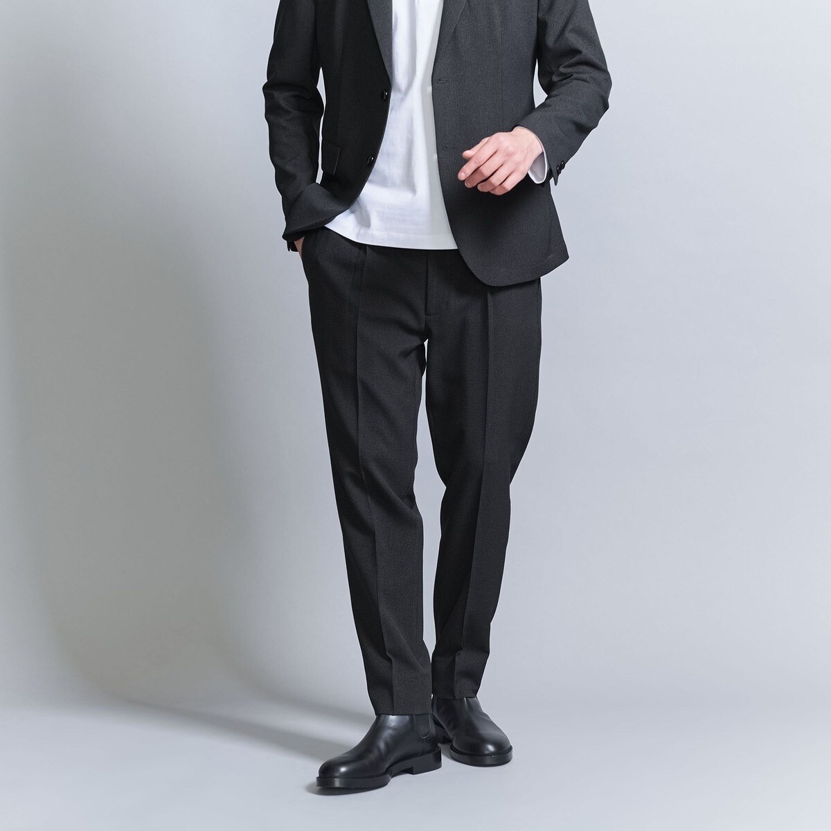 【WEB限定 WARDROBE SMART】LANATEC セットアップ WARDROBE SMART】DELEGANT サキソニー セットアップ/ジャケット