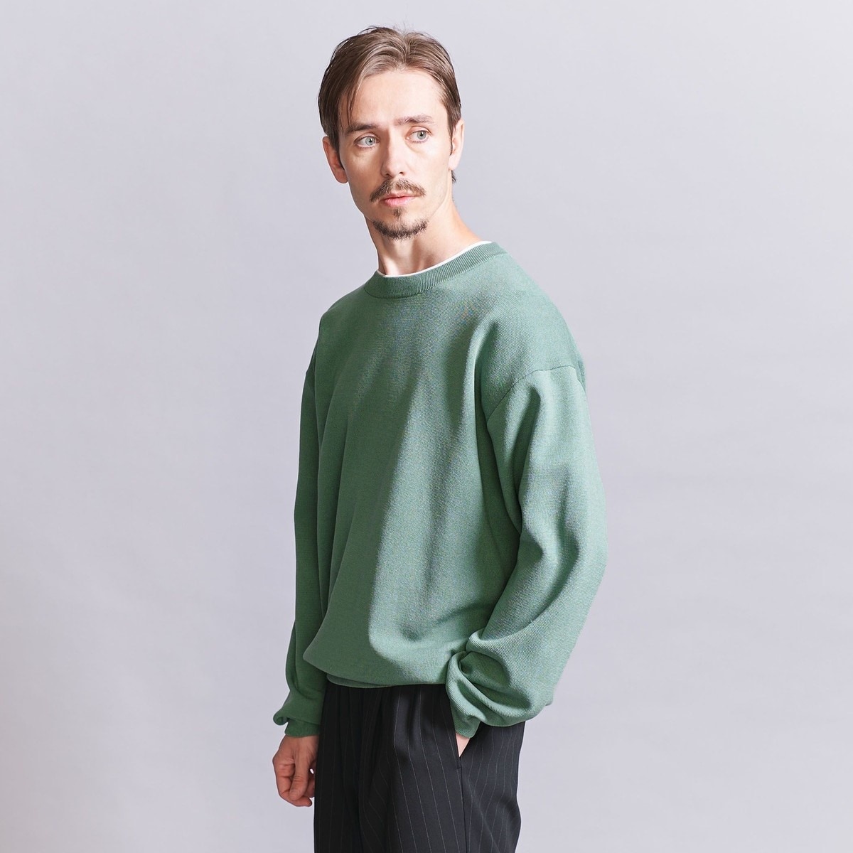 【値下終了】UNITED ARROWS シャイン ギマ ポロ スキッパー ニット シャイン ギマ ポロ スキッパー ニット