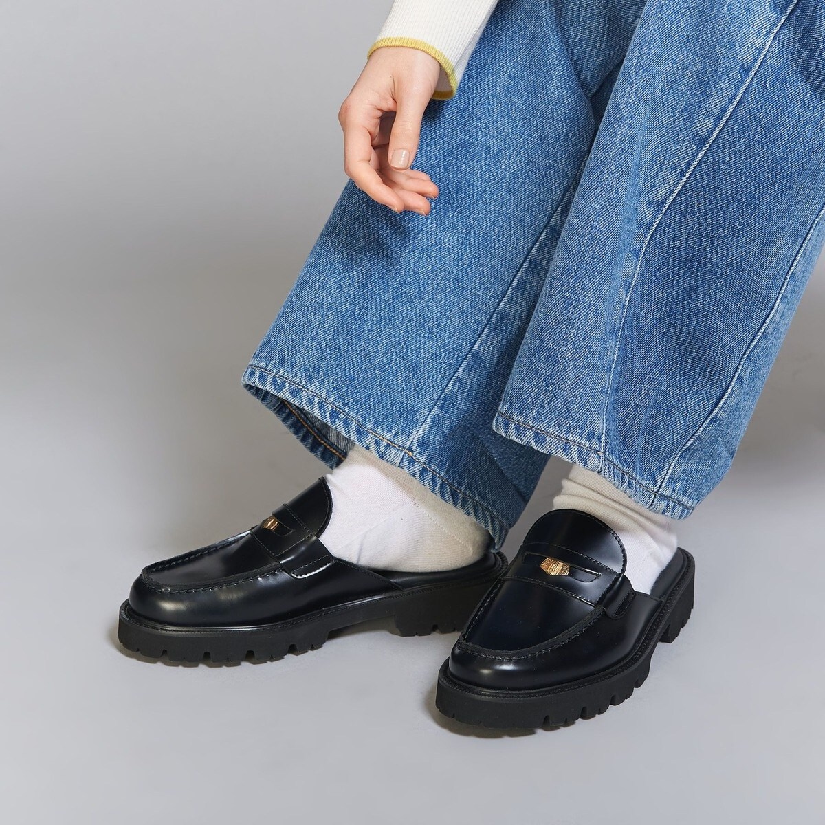 別注　CAMINANDO レザー コインローファー BEAUTY&YOUTH BEAUTY&YOUTH UNITED ARROWS 【別注】 ＜CAMINANDO＞レザー