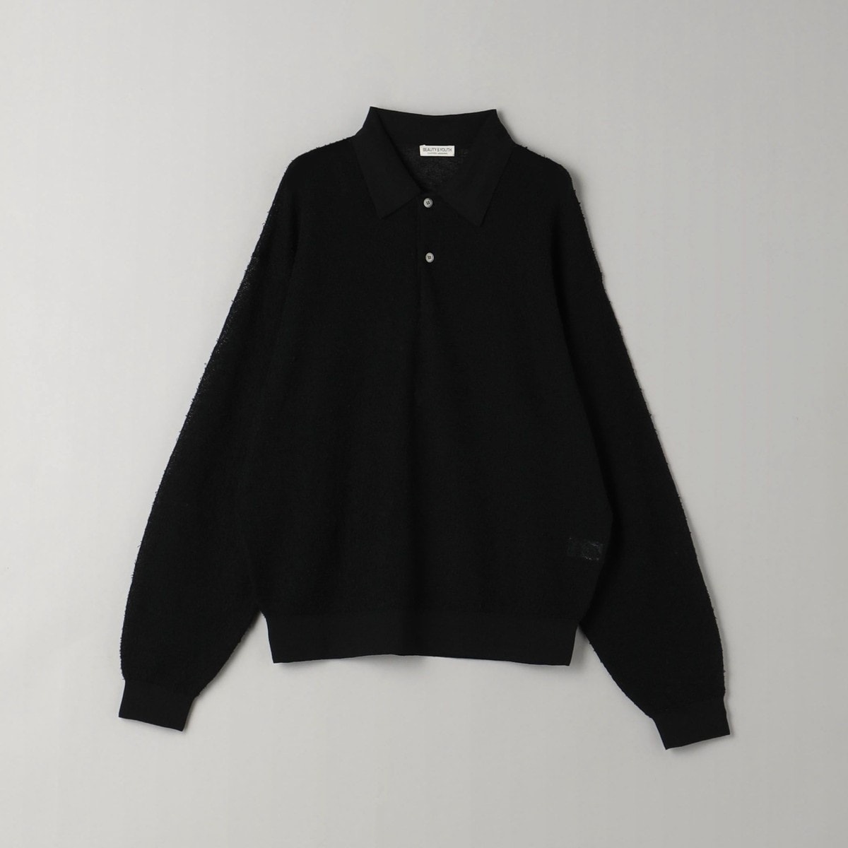 【値下終了】UNITED ARROWS シャイン ギマ ポロ スキッパー ニット BEAUTY＆YOUTH UNITED ARROWS セーター ニット シャイン ギマ