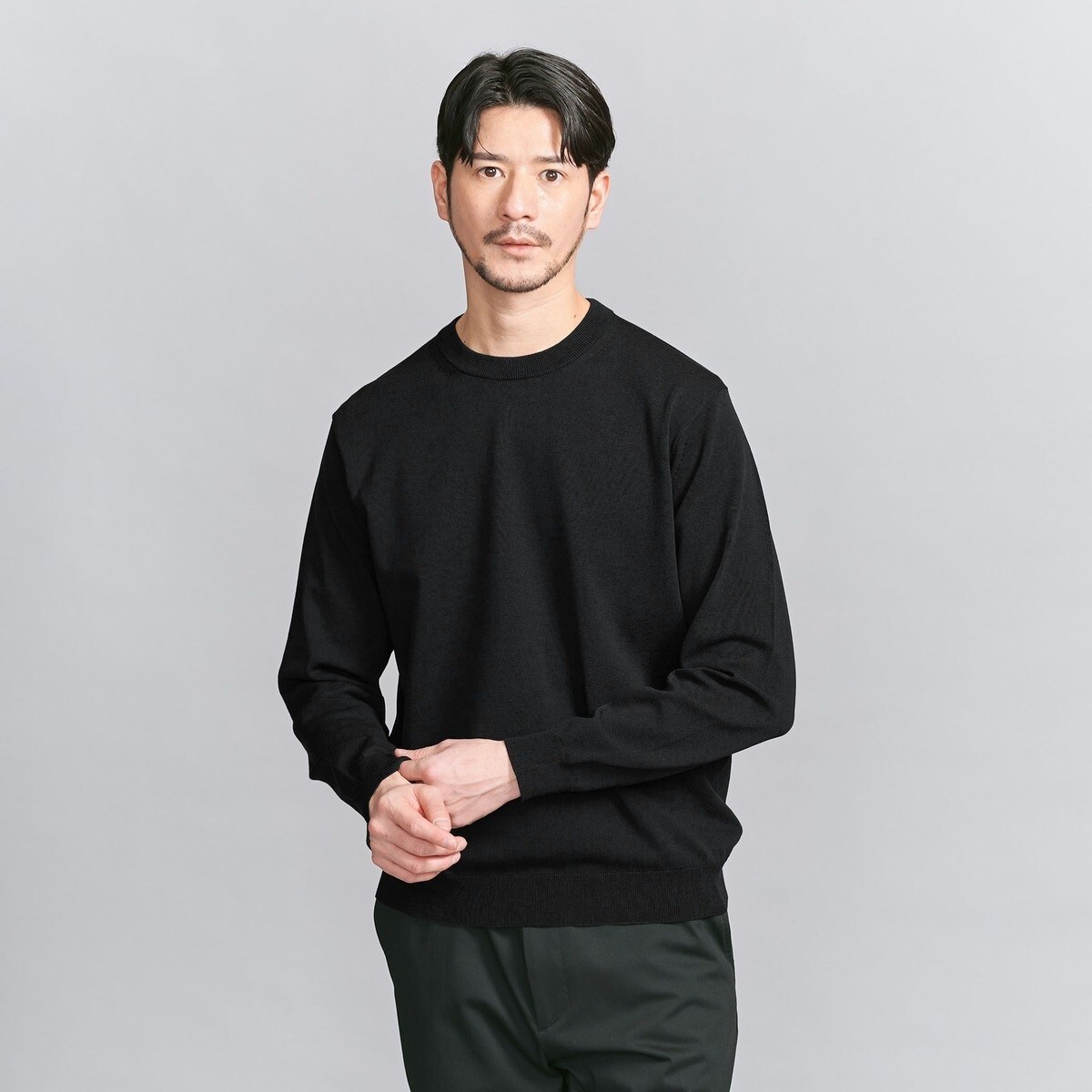 シャイン ギマ ポロ スキッパー ニット | ビューティー＆ユース