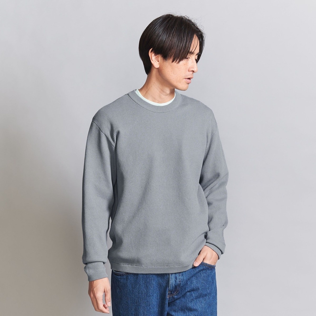 【値下終了】UNITED ARROWS シャイン ギマ ポロ スキッパー ニット BEAUTY＆YOUTH UNITED ARROWS セーター ニット シャイン ギマ