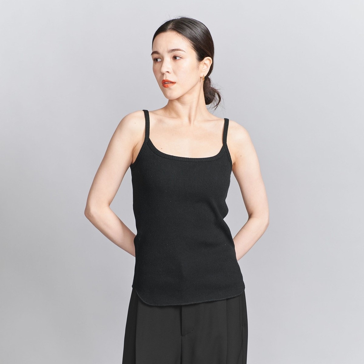 SHIPS any:〈手洗い可能〉バルキー シアー フレア ニット