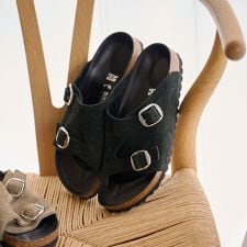 【別注】＜BIRKENSTOCK＞ZURICH ブラック/サンダル