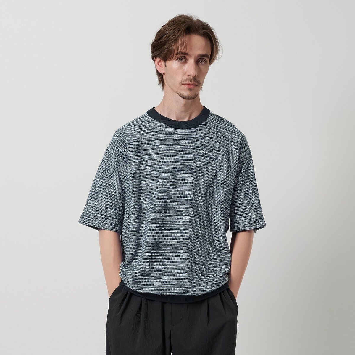 【値下終了】UNITED ARROWS シャイン ギマ ポロ スキッパー ニット BEAUTY&YOUTH UNITED ARROWS｜シャイン ギマ ポロ スキッパー