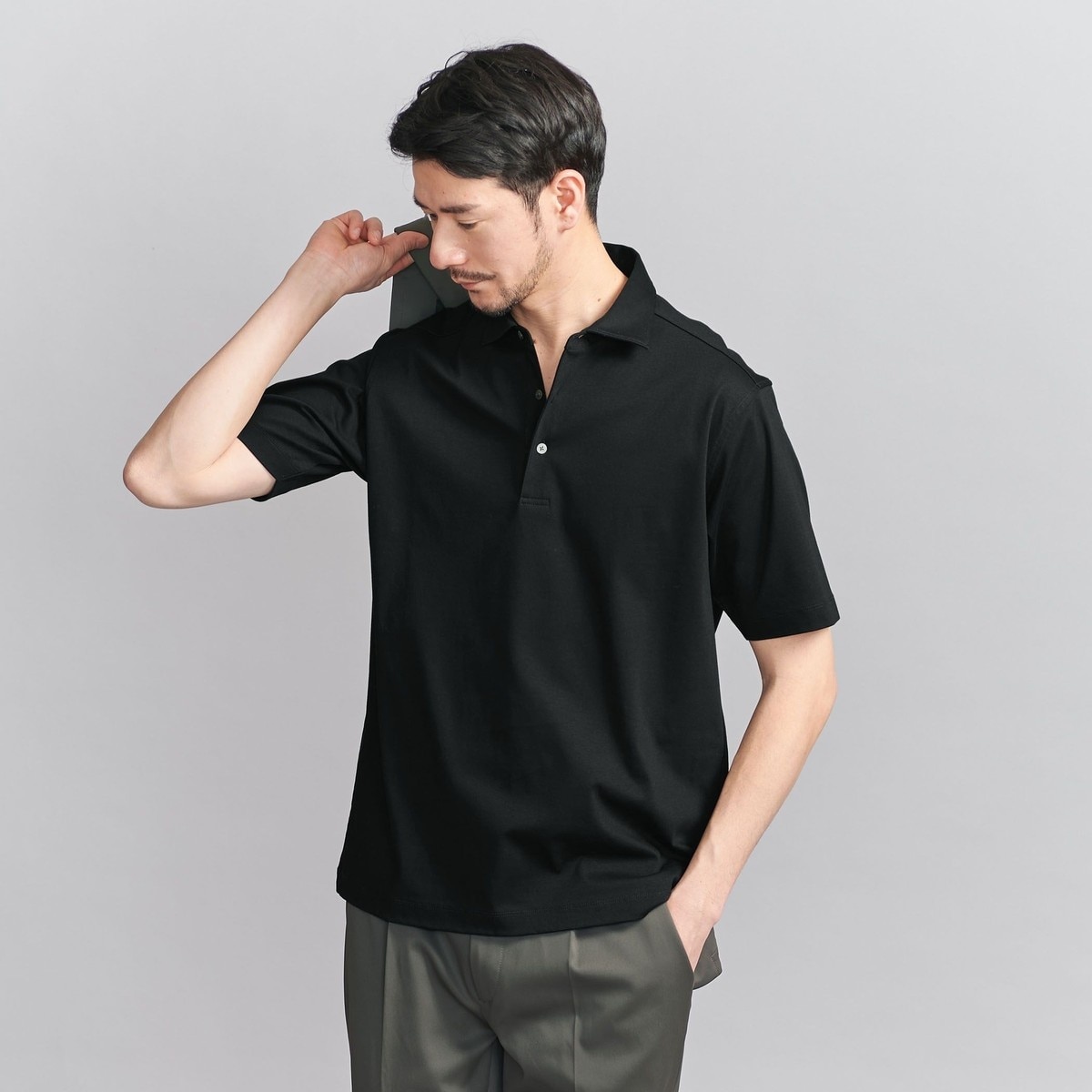 ビューティー＆ユース ユナイテッドアローズ（BEAUTY&YOUTH）/【WEB限定 WARDROBE SMART】NORITAKE ポロシャツ cf019-02729-02b.jpg