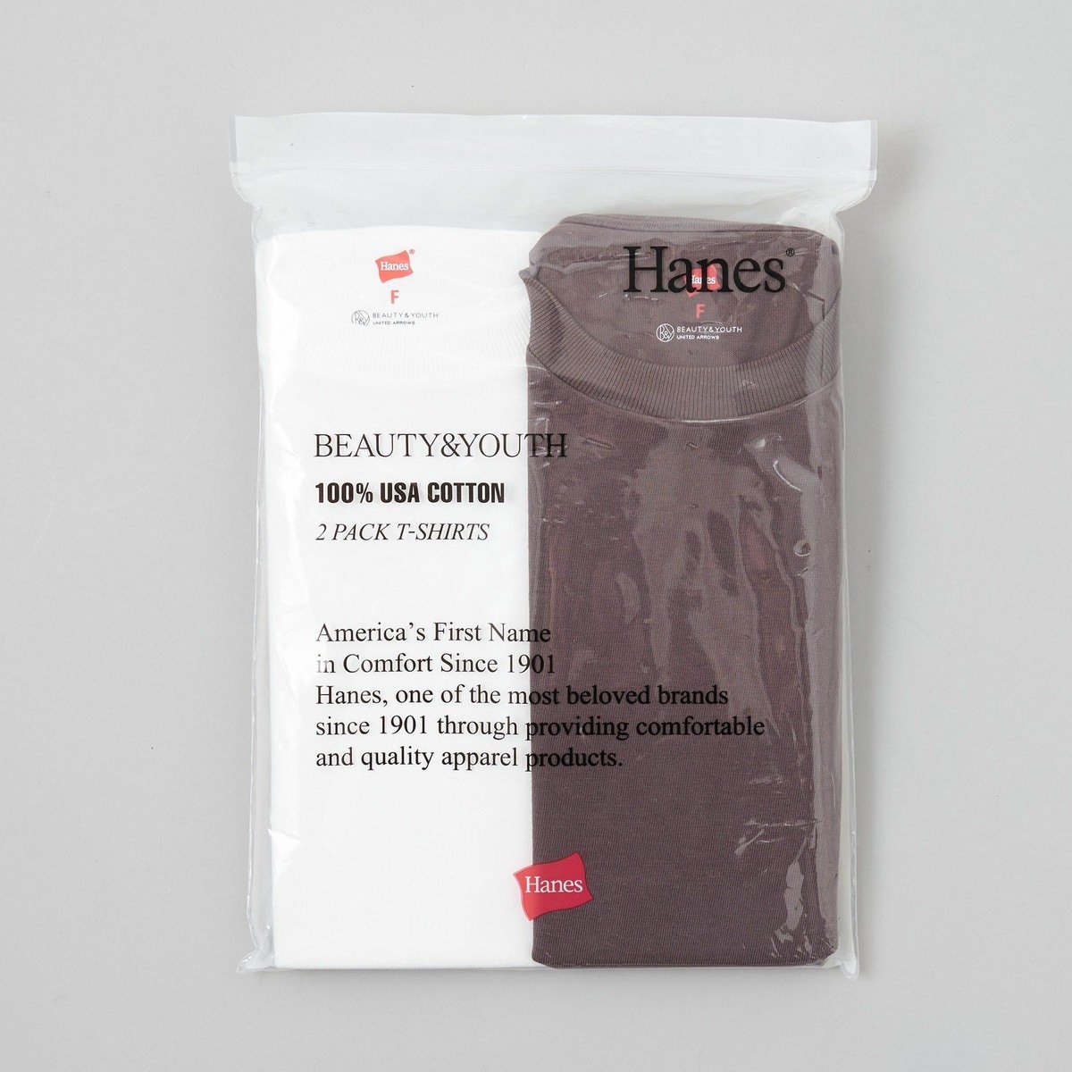 ビューティーアンドユースユナイテッドアローズ　Tシャツ2枚セット 別注】＜Hanes＞2パック Tシャツ | ビューティー＆ユース