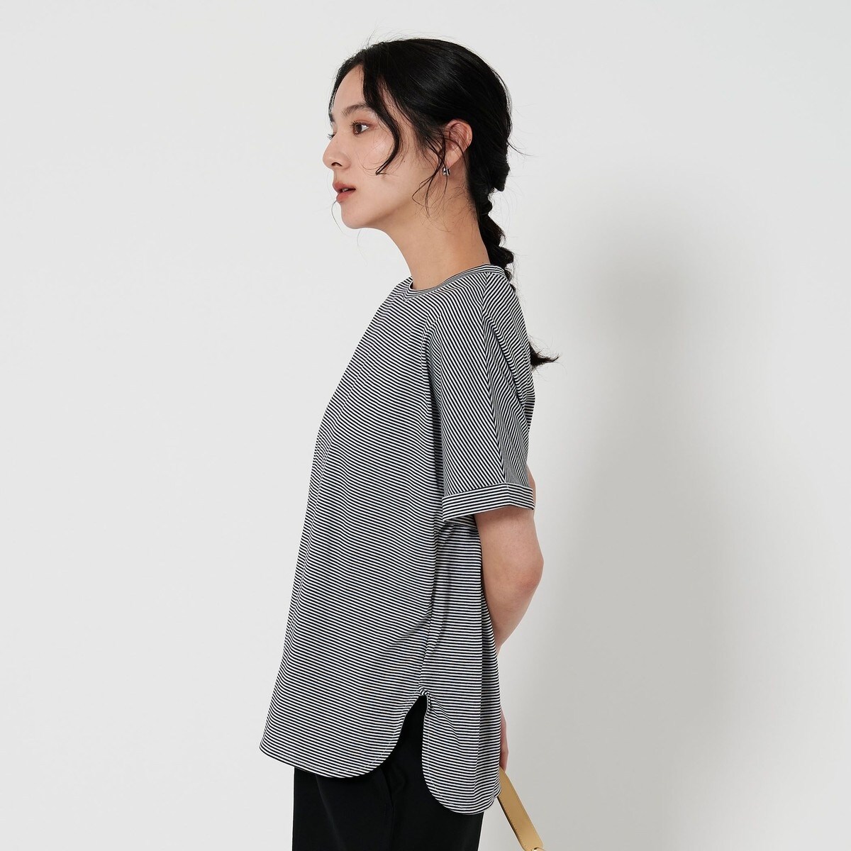 格安saleスタート ボ リネン天竺Tシャツ | スピック＆スパン(Spick and Span トップス