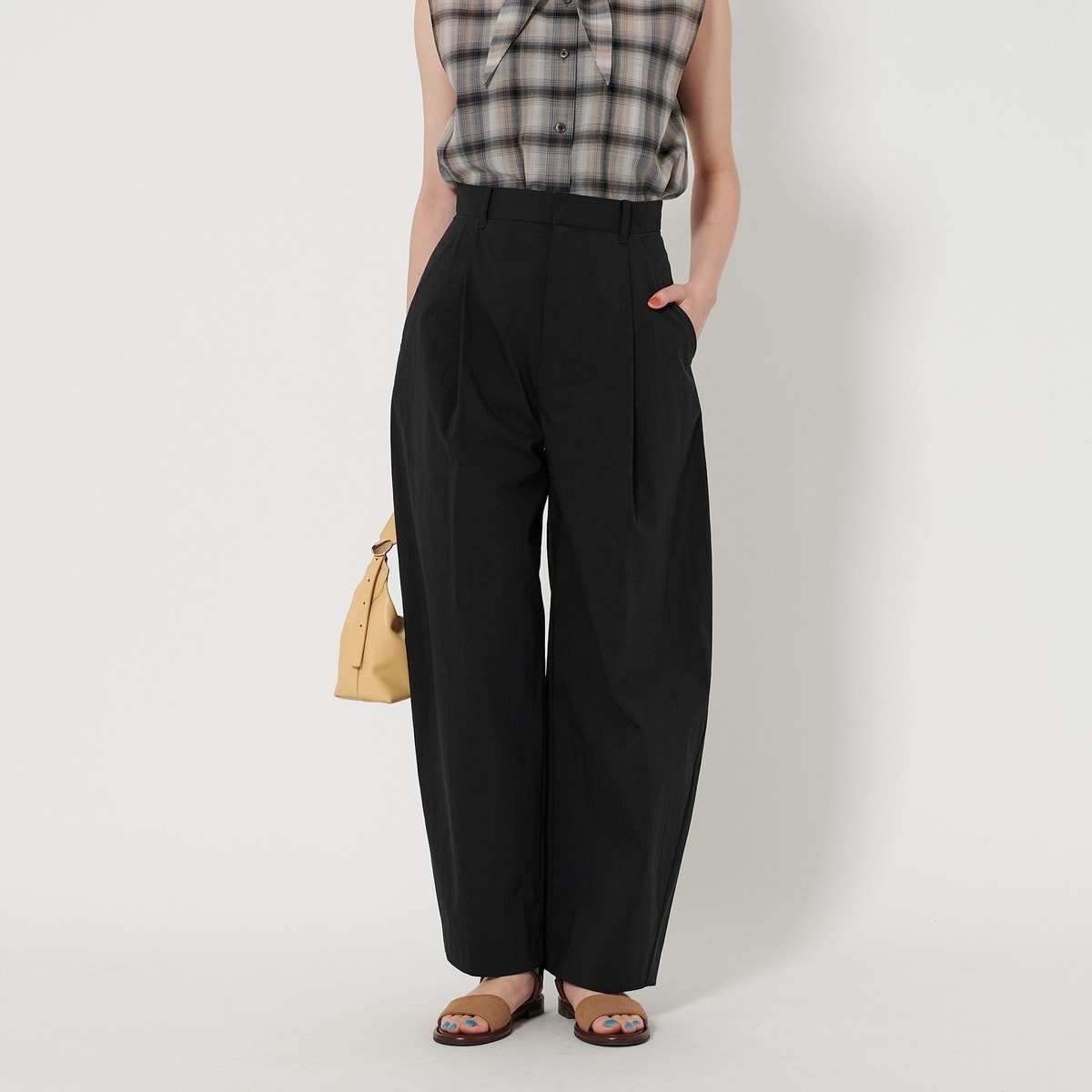 BEAUTY&YOUTH UNITEDARROWS カーブパンツ　S ラチネ カーブパンツ