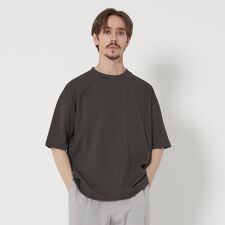 ドライタッチ スムース ジャージー クルーネック Tシャツ -吸水速乾性-