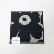 ＜marimekko＞Unikko 麻混ミニタオル