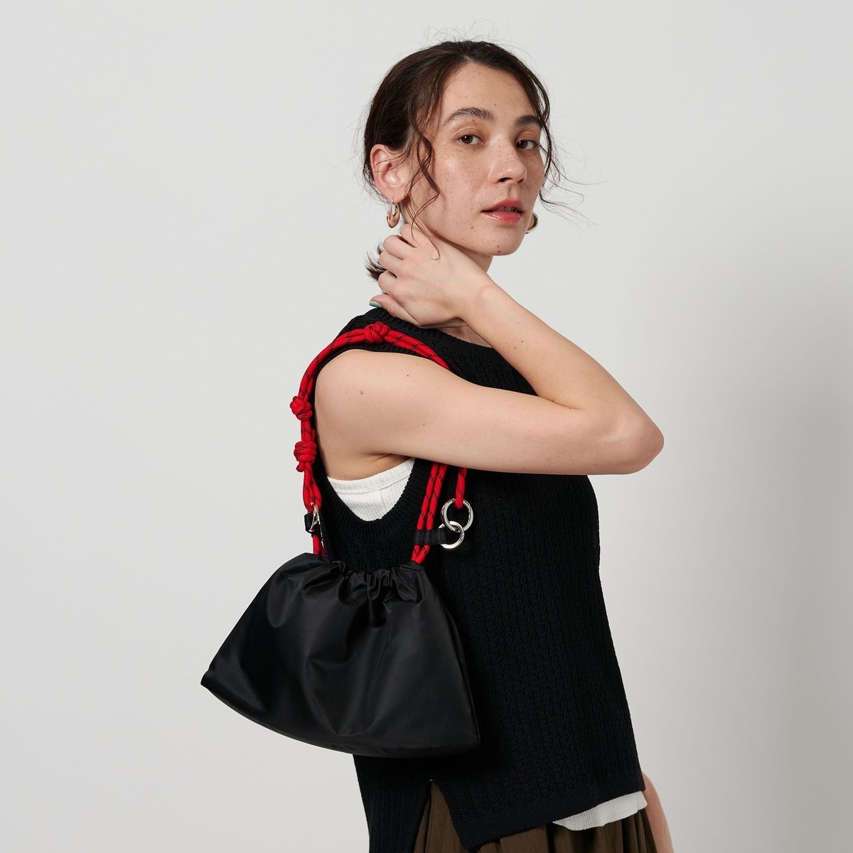UNITED ARROWS ＜VARNY＞ミディアム ボストンバッグ 2WAY黒 セール】＜VARNY＞ミディアム ボストンバッグ -2WAY-（ボストン