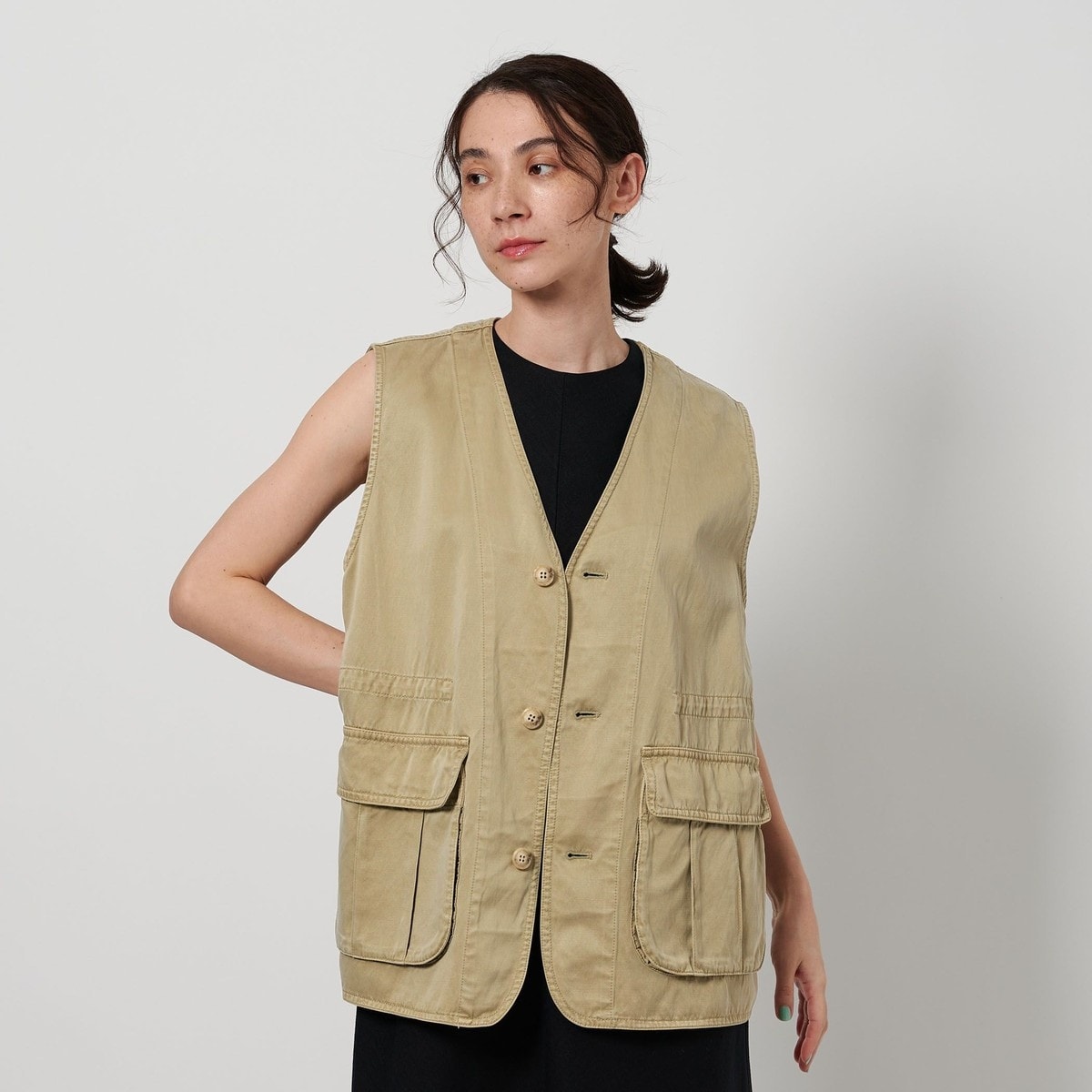 LOU ANDREA/ルーアンドレア 2WAY DOWN VEST ダウンベスト LOU ANDREA/ルーアンドレア 2WAY DOWN VEST ダウンベスト