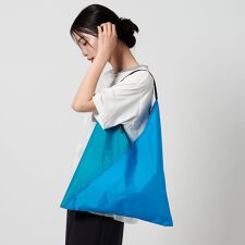 ＜MELO＞2TONE トライアングル トートバッグ