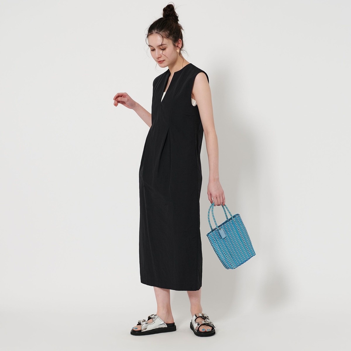おーた 新品 UNITED ARROWS オールインワン ドレス MARW UNITED ARROWS＞フロントジップ オールインワン